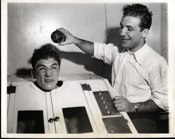 LAMOTTA, JAKE & JOEY WIRE PHOTO (1946-TRAINING)