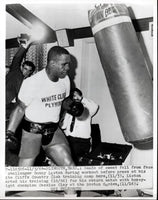 LISTON, SONNY ORIGINAL WIRE PHOTO (1965- ALI FIGHT)