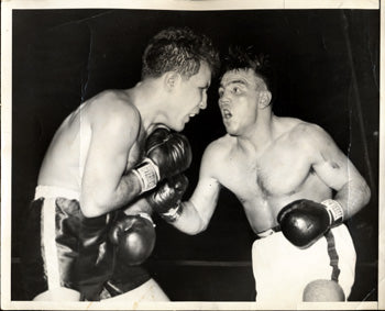 LAMOTTA, JAKE-ROBERT VILLEMAIN II WIRE PHOTO (1949)