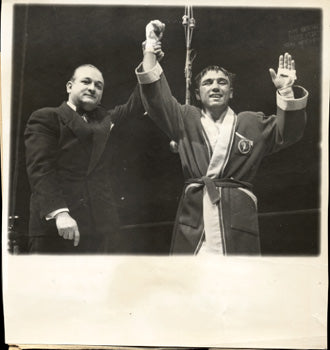 LAMOTTA, JAKE-ROBERT VILLEMAIN II WIRE PHOTO (1949)