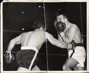 LAMOTTA, JAKE-ROBERT VILLEMAIN II WIRE PHOTO (1949)