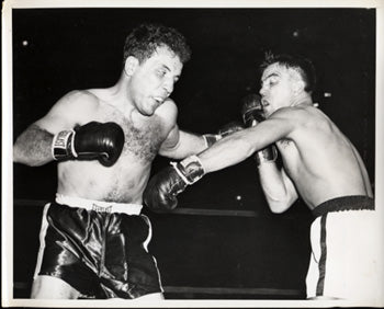 LAMOTTA, JAKE-ROBERT VILLEMAIN II WIRE PHOTO (1949)