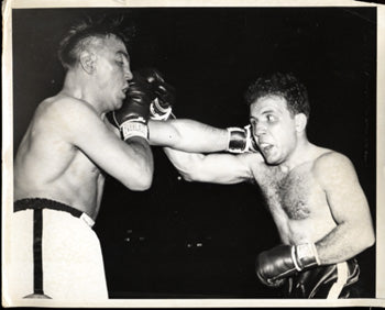 LAMOTTA, JAKE-ROBERT VILLEMAIN II WIRE PHOTO (1949)