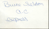 SELDON, BRUCE INK SIGNATURE