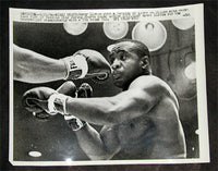 CLAY, CASSIUS-SONNY LISTON I LARGE FORMAT PHOTO (1964)