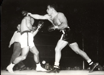 LAMOTTA, JAKE-ROBERT VILLEMAIN II WIRE PHOTO (1949)