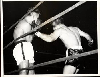 LAMOTTA, JAKE-ROBERT VILLEMAIN II WIRE PHOTO (1949)