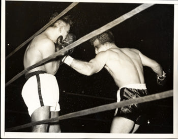 LAMOTTA, JAKE-ROBERT VILLEMAIN II WIRE PHOTO (1949)