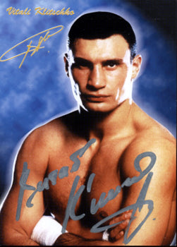 KLITSCHKO, VITALI SIGNED PHOTO