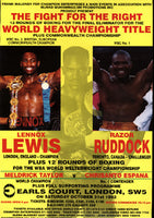 LEWIS, LENNOX-RAZOR RUDDOCK ON SITE BROADSIDE (1992)