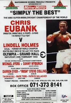 EUBANK, CHRIS-LINDELL HOLMES BROADSIDE (1993)