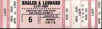 HAGLER, MARVIN-SUGAR RAY LEONARD FULL CLOSED CIRCUIT TICKET (1987)