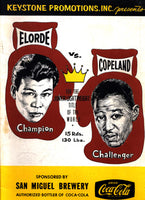 ELORDE, FLASH-AUBURN COPELAND OFFICIAL PROGRAM (1962)