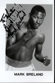 BRELAND, MARK SIGNED PHOTO