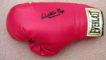 PEP, WILLIE SIGNED GLOVE