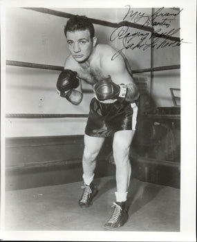 LAMOTTA, JAKE SIGNED PHOTO