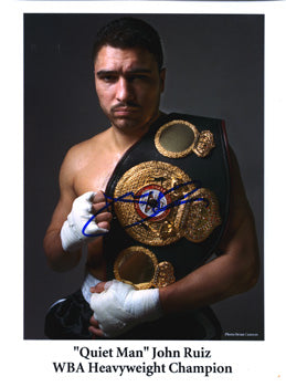 RUIZ, JOHNNY SIGNED PHOTO