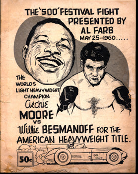 MOORE, ARCHIE-WILLIE BESMANOFF OFFICIAL PROGRAM (1960)