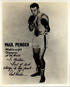 PENDER, PAUL SIGNED PHOTO