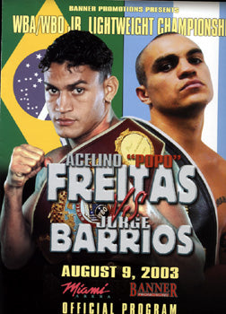 FREITAS, ACELINO-JORGE BARRIOS OFFICIAL PROGRAM (2003)