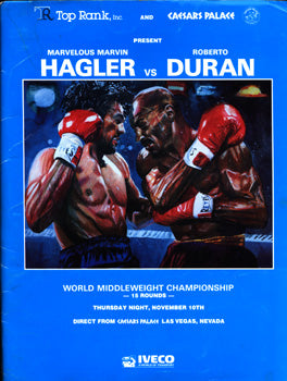 HAGLER, MARVIN-ROBERTO DURAN PRESS KIT (1983)