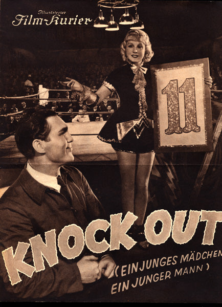 SCHMELING, MAX FILM PROGRAM FOR KNOCK OUT (1936)