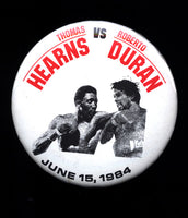 HEARNS, TOMMY-ROBERTO DURAN SOUVENIR PIN (1984)