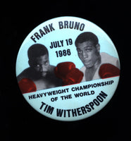 BRUNO, FRANK-TIM WITHERSPOON SOUVENIR PIN (1986)