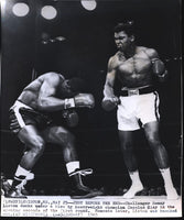 ALI, MUHAMMAD-SONNY LISTON II WIRE PHOTO (1965)