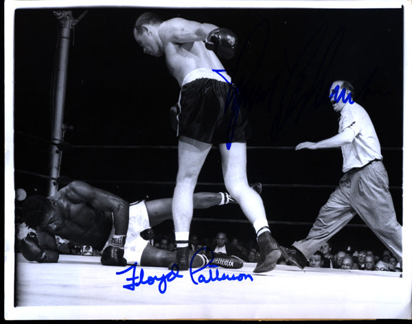 PATTERSON, FLOYD & INGEMAR JOHANSSON SIGNED PHOTO