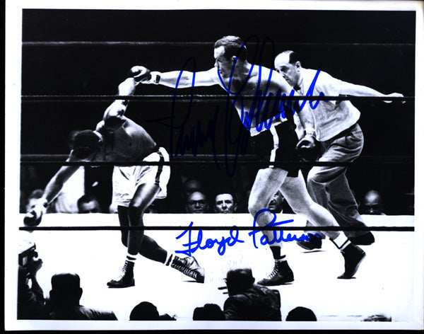 PATTERSON, FLOYD & INGEMAR JOHANSSON SIGNED PHOTO