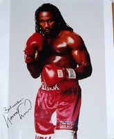 LEWIS, LENNOX SIGNED PHOTO (16 x 20)