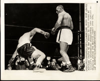 MARCIANO, ROCKY-JERSEY JOE WALCOTT I WIRE PHOTO (1952)