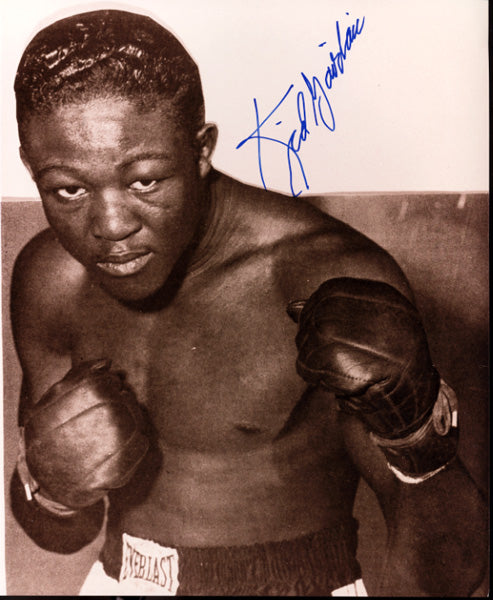 GAVILAN, KID SIGNED PHOTO (STINSON LOA)