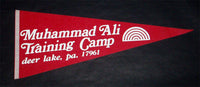 ALI, MUHAMMAD TRAINING CAMP PENNANT (1970'S-DEER LAKE)