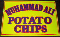 ALI, MUHAMMAD POTATO CHIPS ADVERTISING POSTER (1970'S)
