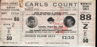 ALI, MUHAMMAD-BRIAN LONDON STUBLESS TICKET (1966)