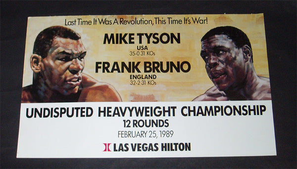 TYSON, MIKE-FRANK BRUNO I ON SITE POSTER (1989)