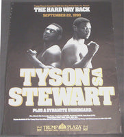 TYSON, MIKE-ALEX STEWART ON SITE POSTER (1990)