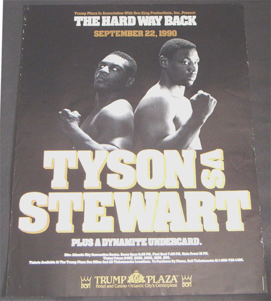 TYSON, MIKE-ALEX STEWART ON SITE POSTER (1990)