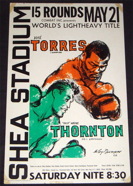 TORRES, JOSE-WAYNE THORTON ON SITE POSTER (1966)