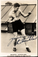 STRICKLAND, MAURICE SIGNED PHOTO