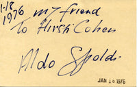 SPOLDI, ALDO INK SIGNATURE