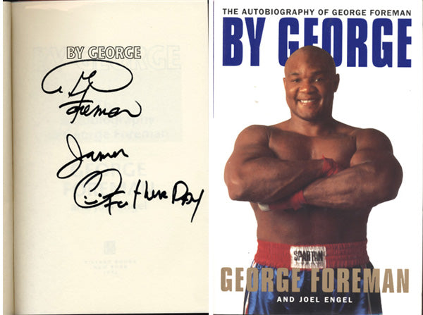 FOREMAN, GEORGE SIGNED AUTOBIOGRAPHY (BY GEORGE)
