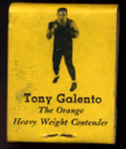 GALENTO, TONY BAR & GRILL MATCHBOOK