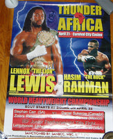 LEWIS, LENNOX-HASIM RAHMAN I ON SITE POSTER (2001)
