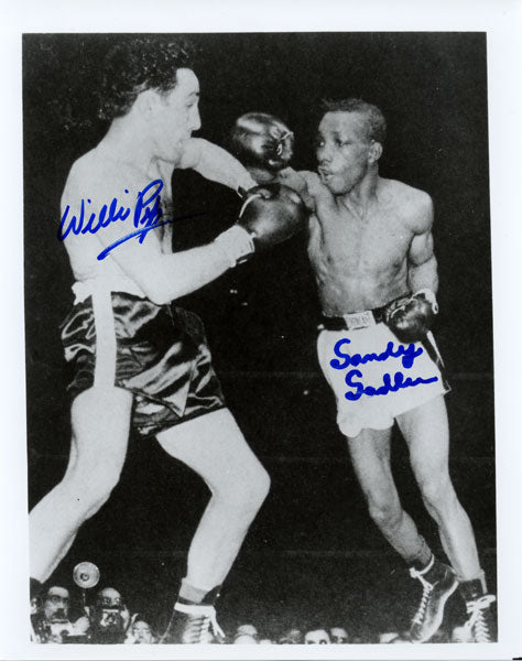 PEP, WILLIE & SANDY SADDLER SIGNED PHOTO