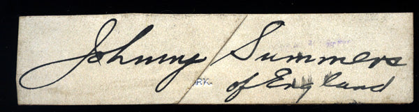SUMMERS, JOHNNY INK SIGNATURE