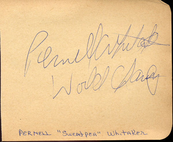 WHITAKER, PERNELL INK SIGNATURE