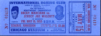 MARCIANO, ROCKEY-JERSEY JOE WALCOTT II FULL TICKET (1953)